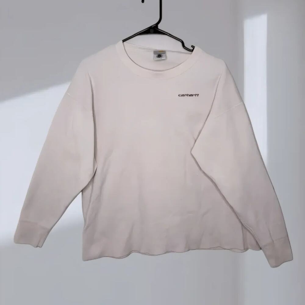 Carhartt Embroidered Logo Long Sleeve Waffle Knit Shirt (Men’s 3XL)